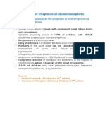 Case 1: Acute Post Streptococcal Glomerulonephritis