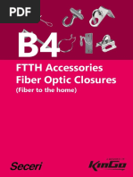 FTTH Accessories Fiber Optic Closures: (Fiber To The Home)