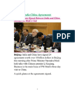 India China Agreements - by - Smita Siri