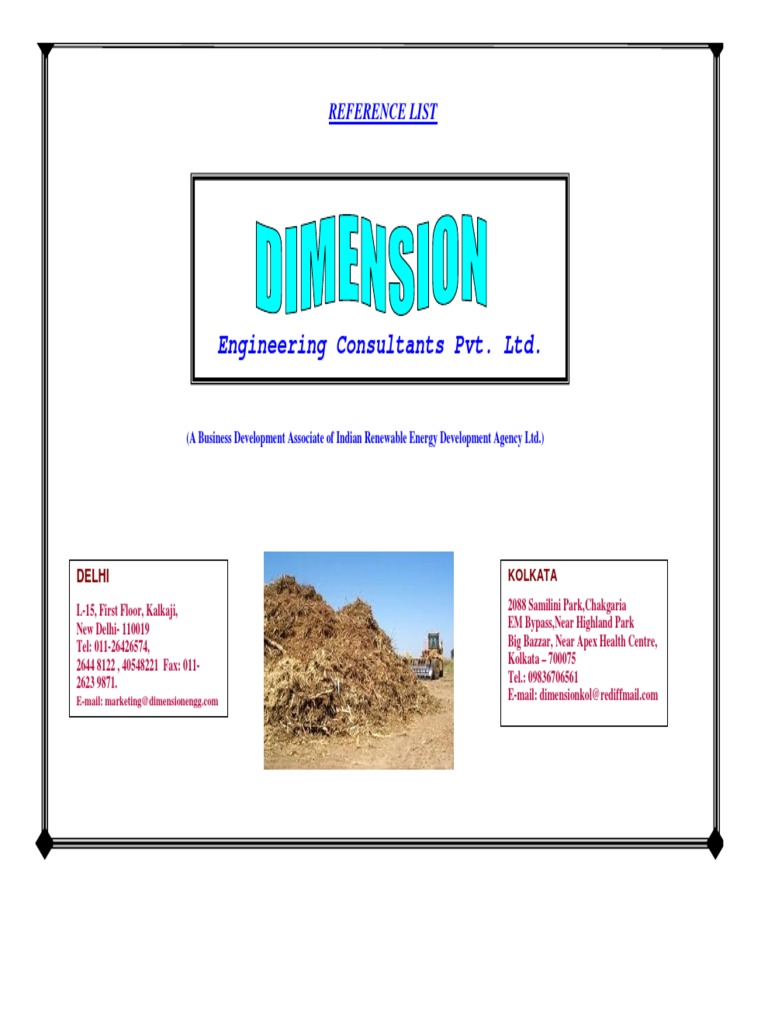 Reference List DECPL 2013 | PDF | Power Station | Cogeneration