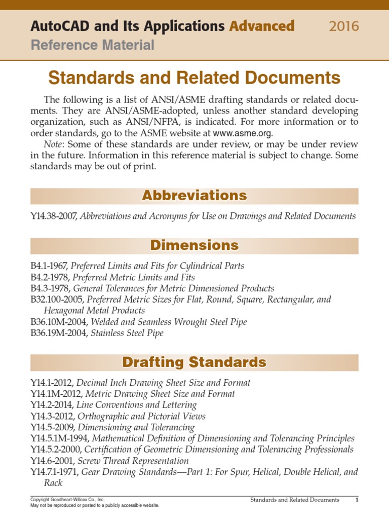 Standards - 