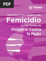 Normativa Femicidio