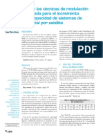 Uso de Las Técnicas de Modulación Codificada para El Incremento de La Capacidad de Sistemas de TV Digital Por Satélite