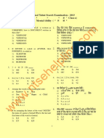 Punjab NTSE 2013 Paper PDF