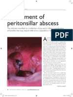Assessment of Peritonsillar Abscess