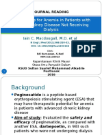 Peginesatide For Anemia in Patients With Chronic Kidney Disease Not Receiving Dialysis