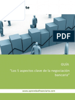 Los 5 aspectos clave de la negociacion bancaria