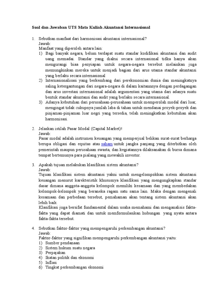 Soal Dan Jawaban Akin