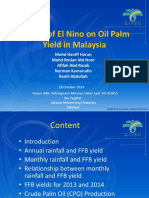 Impact of El Nino On Oil Palm Yield in Malaysia