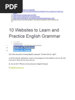 10 Websites To Learn and Practice English Grammar: Share On Facebook Share On Twitter