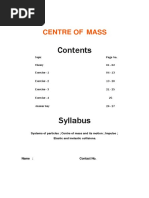 IITJEE Physics Centre of Mass Book