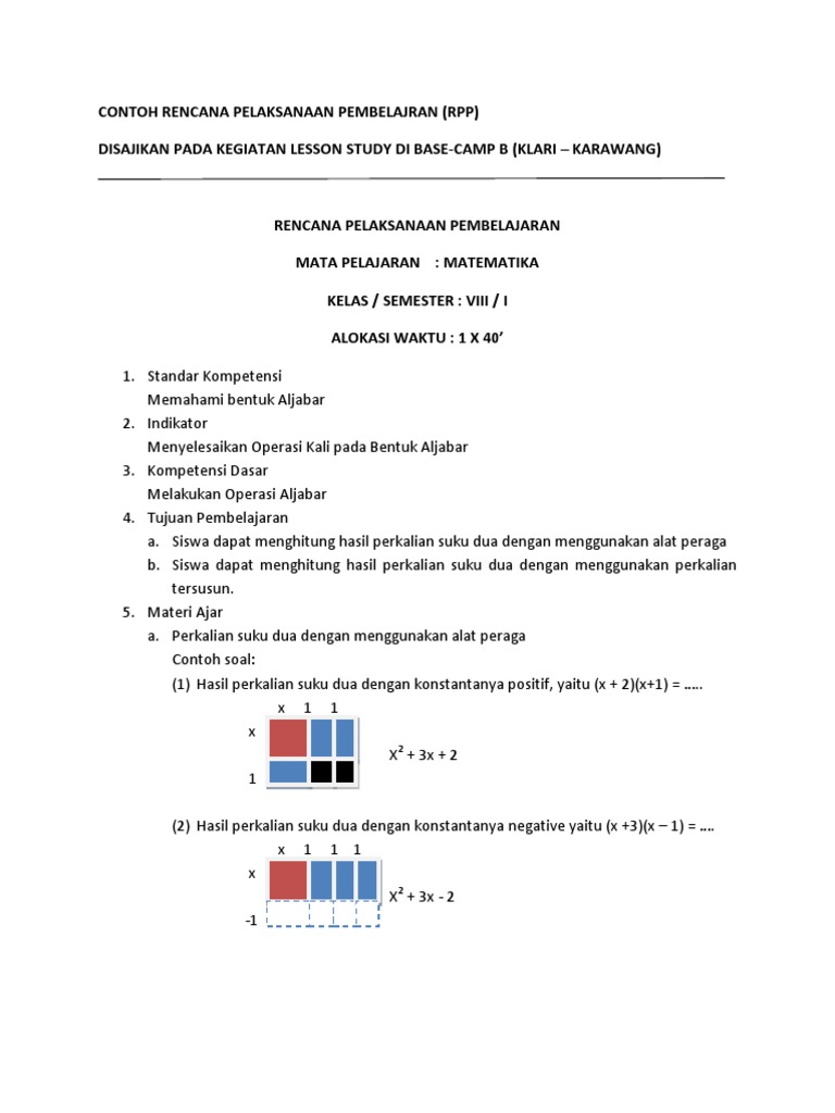 Rpp Aljabar