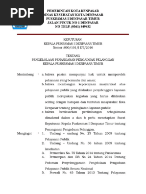 Contoh Surat Aduan Gangguan Elektrik