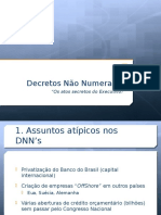 Estudo Sobre Os Decretos Não Numerados