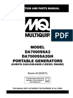 Manual de Operacion Generador Multiquip DA7000SSA2 - SSA2GH