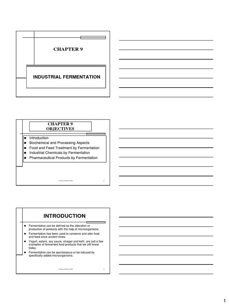 Industrial Fermentation Overview | PDF | Fermentation | Metabolism