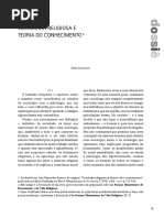 E. DURKHEIM - Sociologia da Religião e Teoria do Conhecimento