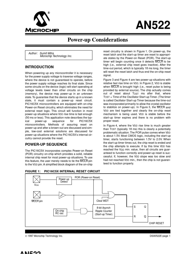Brown Out Circuit PDF Electronic Circuits Microcontroller