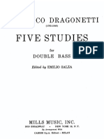 Dragonetti Five Studies For Double Bass