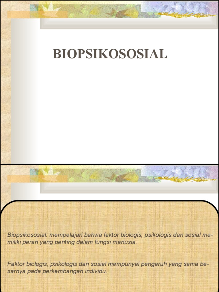 Biopsikososial Pdf