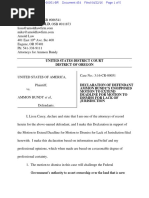 Bundy Motion/Lack of Jurisdiction