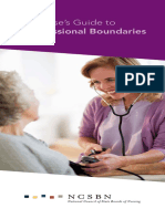 A Nurse Guide to Professional Boundaries