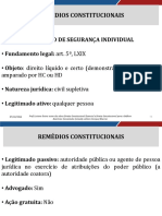 Direito Constitucional Aula 10 Remedios Constitucionais Ii63639157320