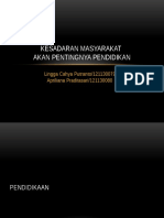 WIMAYA Kesadaran Masyarakat Akan Pentingnya Pendidikan