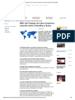 ABC Del Tratado de Libre Comercio Suscrito Entre Colombia y Suiza - PROCOLOMBIA