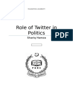 Role of Twitter in Politics