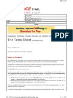 09-27-2010 Term Sheet - - Monday, Sept. 2721