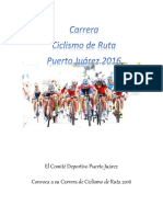 Convocatoria ciclismo 2016