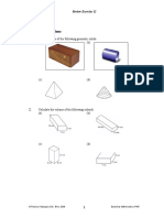 Subjective Questions: State The Shape of The Following Geometric Solids. (A) (B)