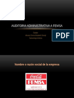 Auditoría FEMSA