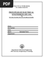 Ee-116 Principles of Electrical Engineering - 2014