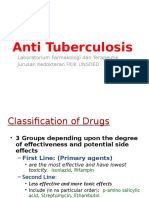 Anti Tuberculosis: Laboratorium Farmakologi Dan Terapeutik Jurusan Kedokteran FKIK UNSOED