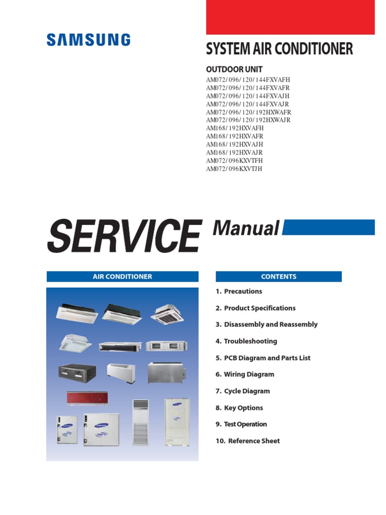 Am080fxv Ac-00014e 2 130709 PDF | PDF | Air Conditioning | Hvac