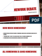 The Homework Debate