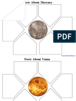 solar system unit worksheet plantes