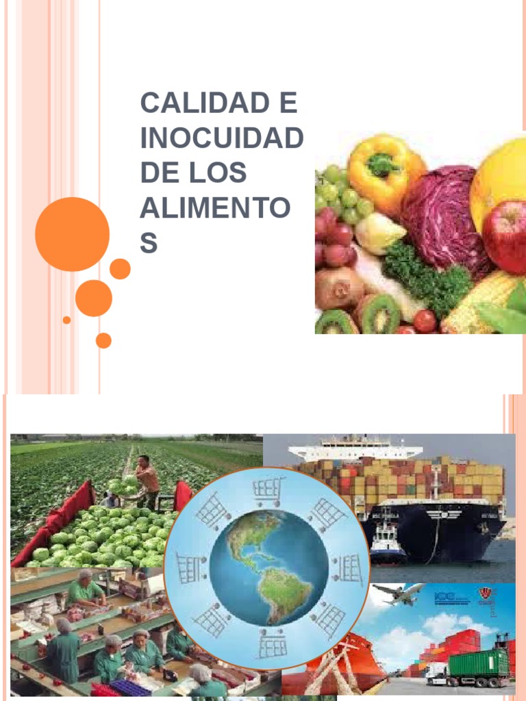 Inocuidad y Calidad de Alimentos | PDF | Organización de Comida y ...