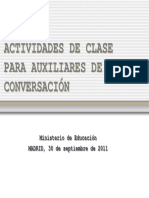 2011 Actividades Clase Secundaria Eoi Espanol