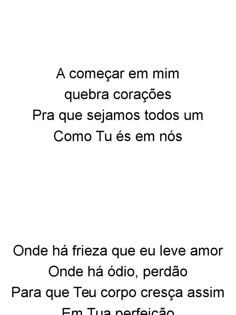 A Começar em Mim, Quebra Corações | PDF | Poesia