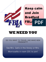 Fbla Recruitment Poster
