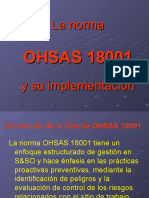 Norma OHSAS 18001: Requisitos para la identificación de peligros y evaluación de riesgos