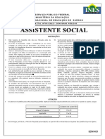 Aocp 2013 Ines Assistente-Social Prova PDF