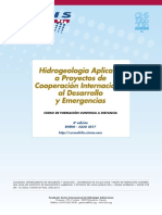 4º Curso a distancia "Hidrogeología Aplicada a Proyectos de Cooperación Internacional al Desarrollo y Emergencias" 
