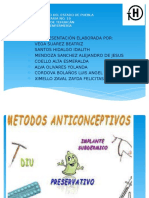 Métodos Anticonceptivos