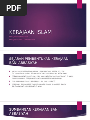 Kerajaan Islam 1 1 Pdf