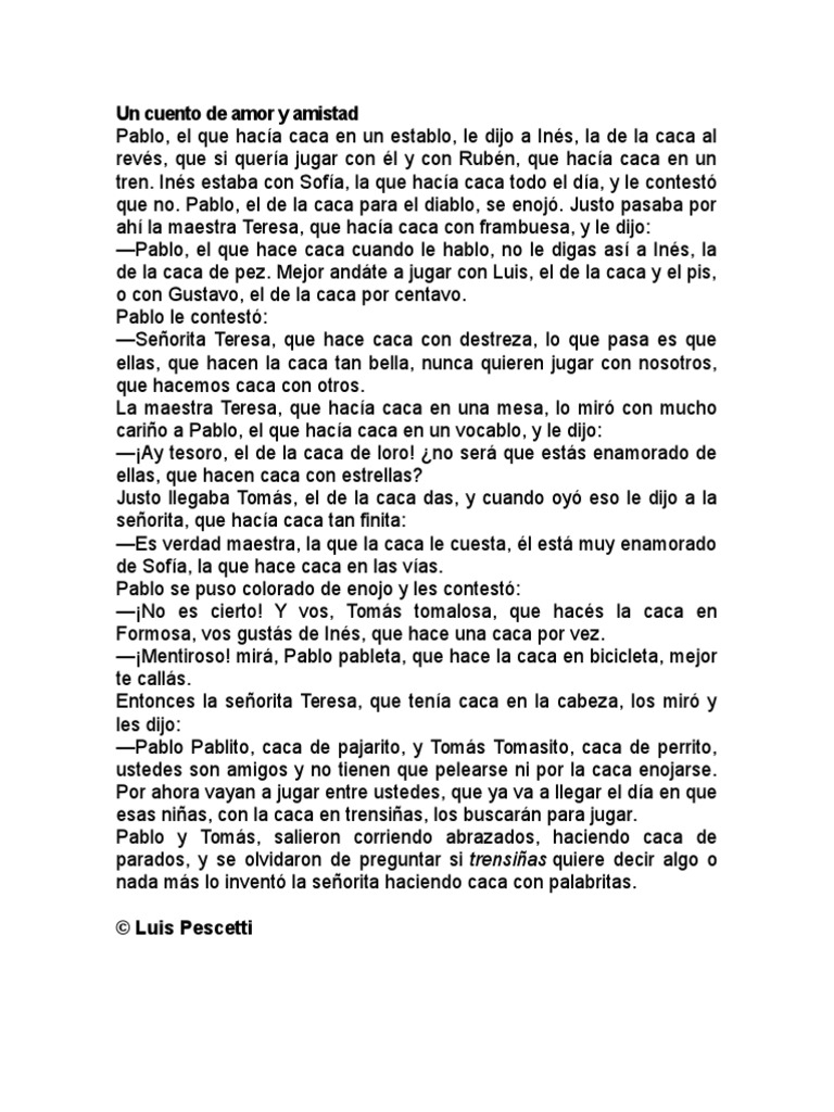 Un Cuento de Amor y Amistad