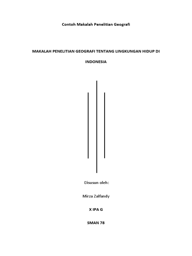 Cover Makalah Geografi